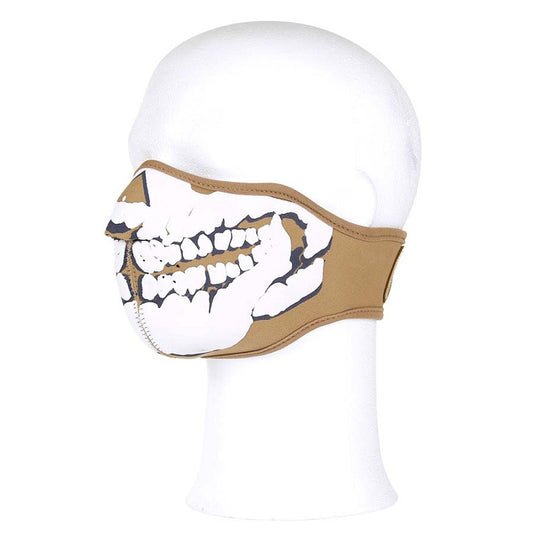 Masca Protectie Fata Neopren Skull 3D Sand