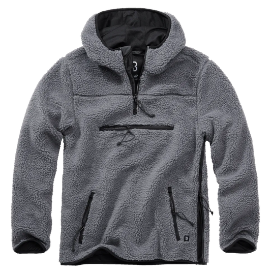 Hanorac Teddyfleece Worker Pullover Anthracite