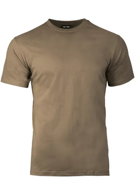 Tricou Tactic US Style – Coyote Brown, 100% Bumbac