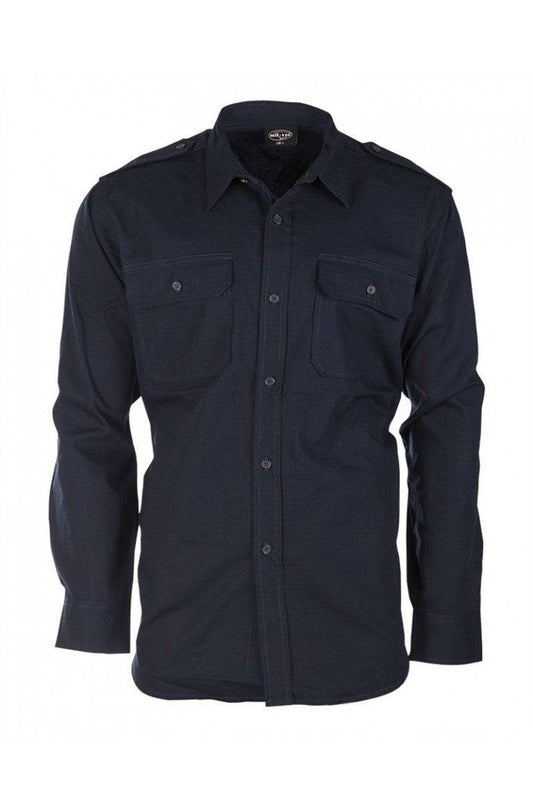 Camasa Maneca Lunga Ripstop Mil-Tec Navy