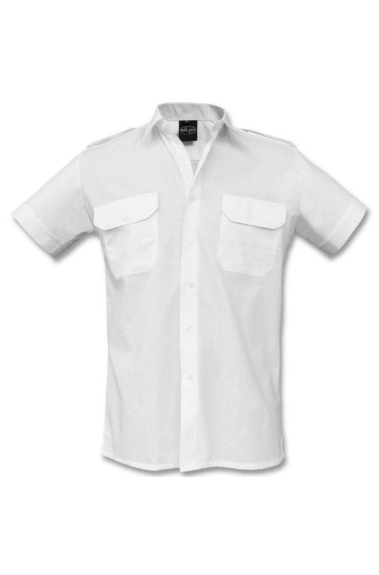 Camasa Politie Maneca Scurta Alba
