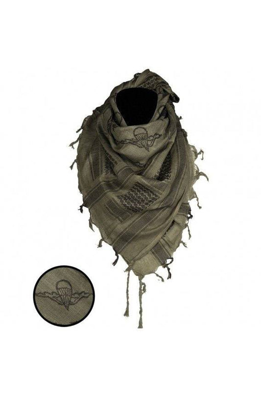 Esarfa Shemagh Paratrooper Oliv-Black