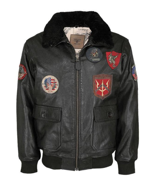 Jacheta Piele Top Gun Black