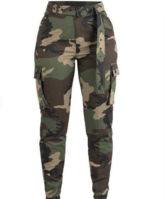 Pantaloni Army Dama Woodland