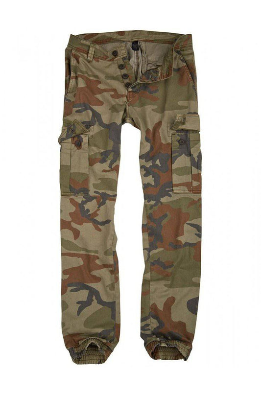 Pantaloni Bad Boys Camuflaj Woodland Raw Vintage