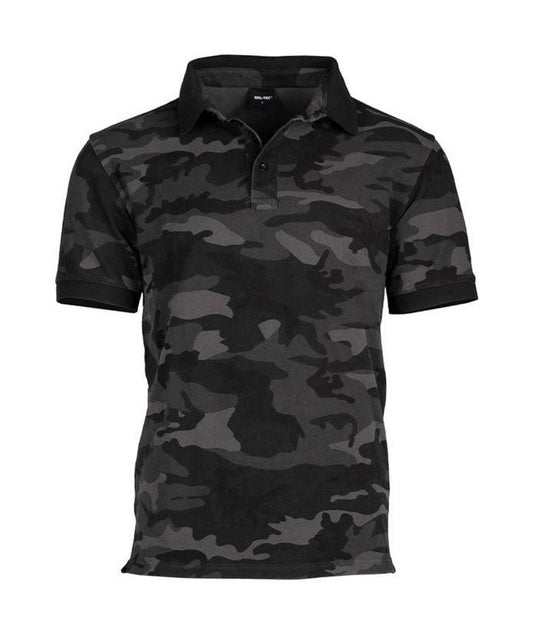 Tricou Barbati Polo Prewah Psikee Dark Camo