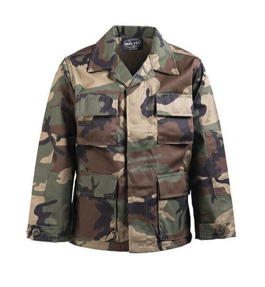 Veston Copii Bdu Camuflaj Woodland