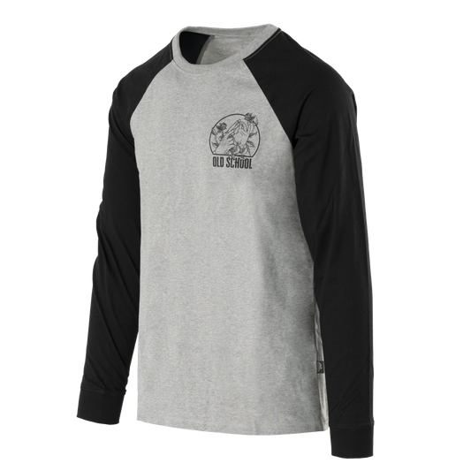 Tricou Mânecă Lungă Helikon-Tex Old School Mid Grey Melange