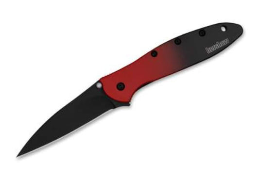 Briceag Kershaw Leek Aluminum Red Black Gradient