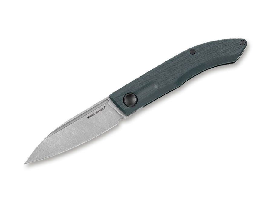 Briceag Real Steel Stella G10 Green SW – Cuțit EDC Ultra Ușor, Elegant și Precis