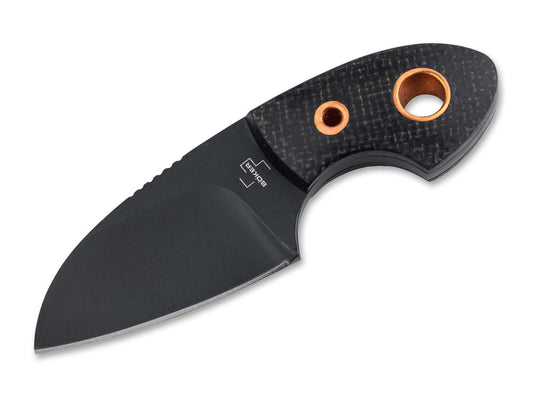 Cuțit Böker Plus Gnome All Black Copper – Ultra Compact, Robust și Cu Stil