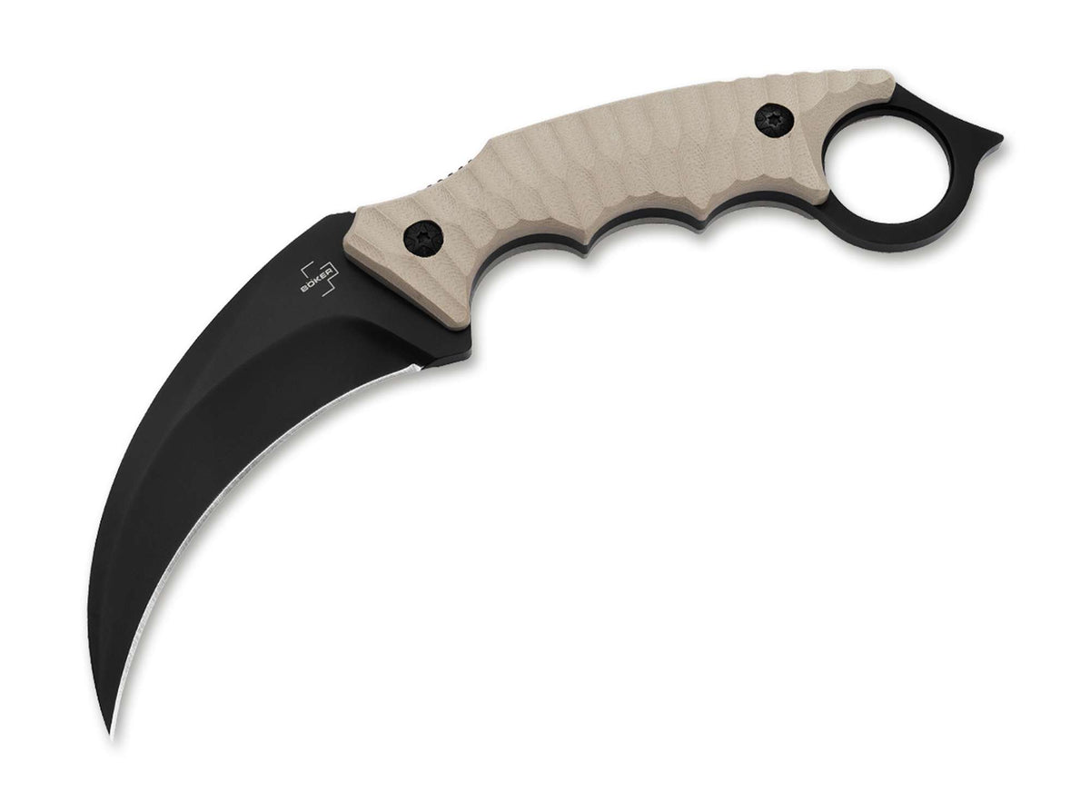 Cuțit Böker Plus Spike Karambit – Control Extrem, Design Agresiv și Putere Compactă