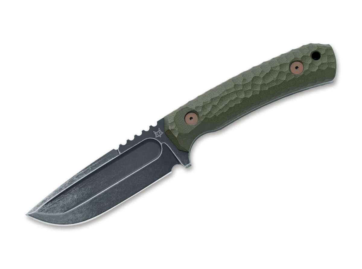 Cuțit Fox Knives Monteserra Niolox Green G10 – Premium, Extrem de Robust și Pregătit pentru Teren Dur