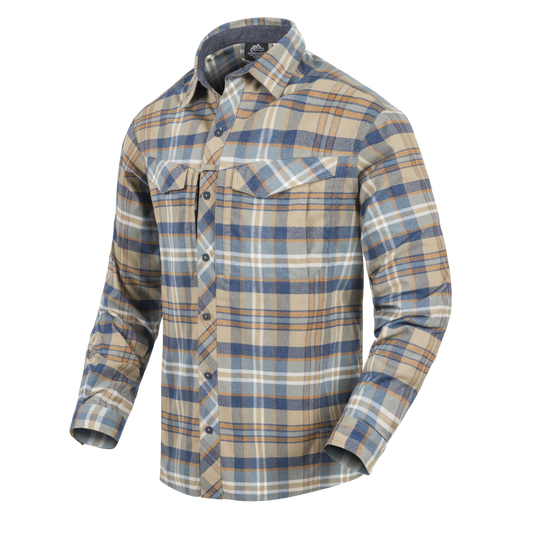 Cămașă Helikon-Tex Defender Mk2 Pilgrim Ginger Plaid cu Protecție UV