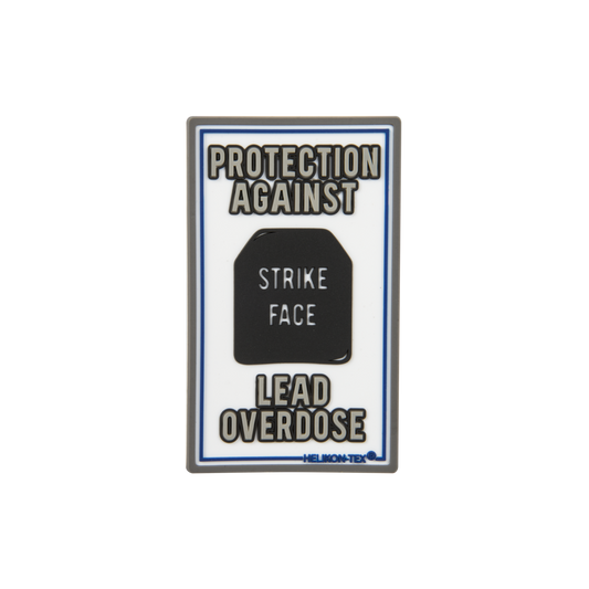 Patch PVC Helikon-Tex "Lead Overdose" alb