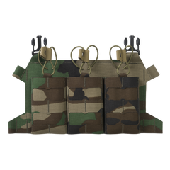Panel Frontal Helikon-Tex Skeletonized Triple 223 Woodland cu MOLLE/PALS