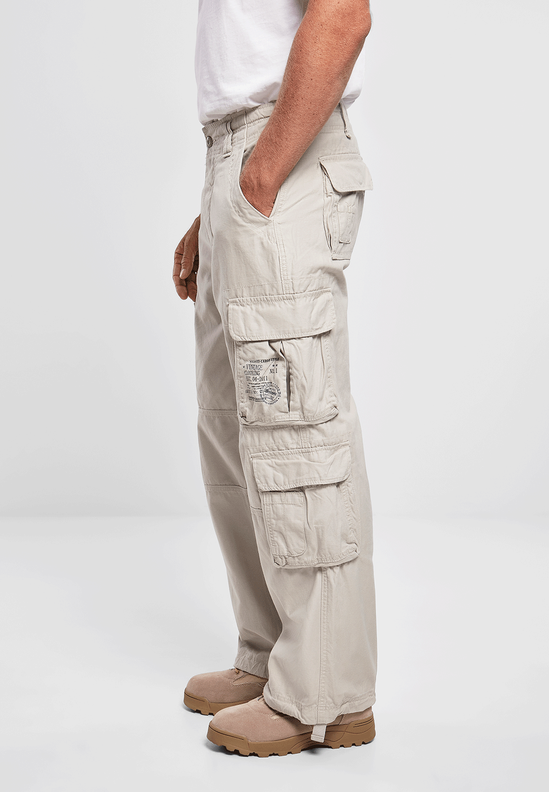 Pantaloni Pure Vintage Old White Brandit - Stil Autentic si Durabil