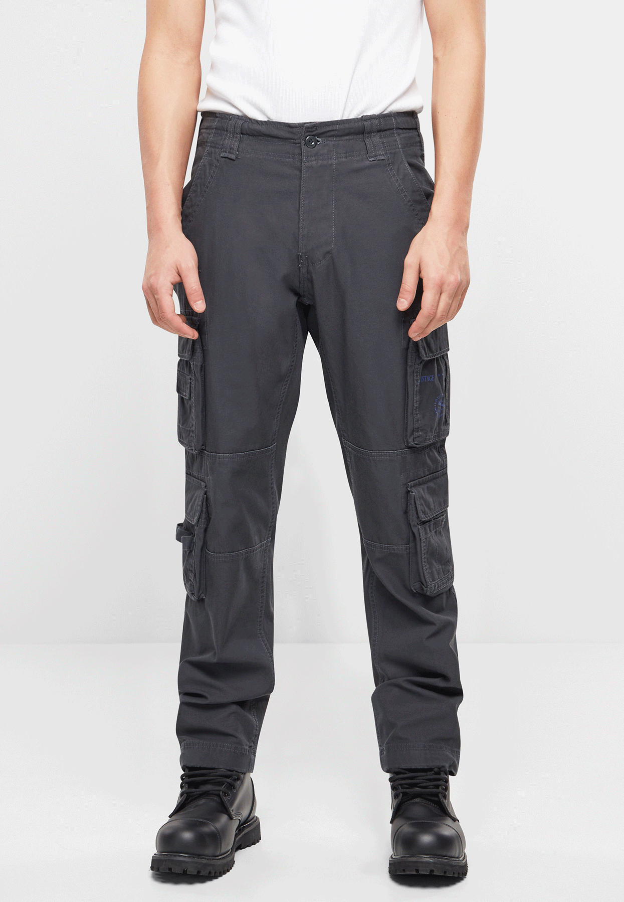 Pantaloni Pure Slim Fit Anthracite Brandit - Stil Modern si Confort