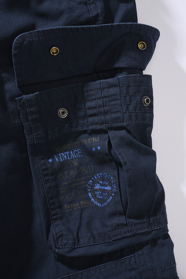 Pantaloni Pure Slim Fit Navy Brandit - Confort Urban Tactic