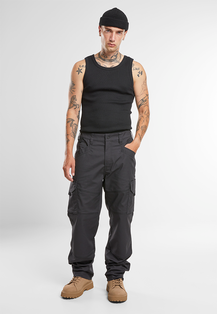 Pantaloni Tactical Ripstop Negru Brandit - Rezistenta pentru Teren