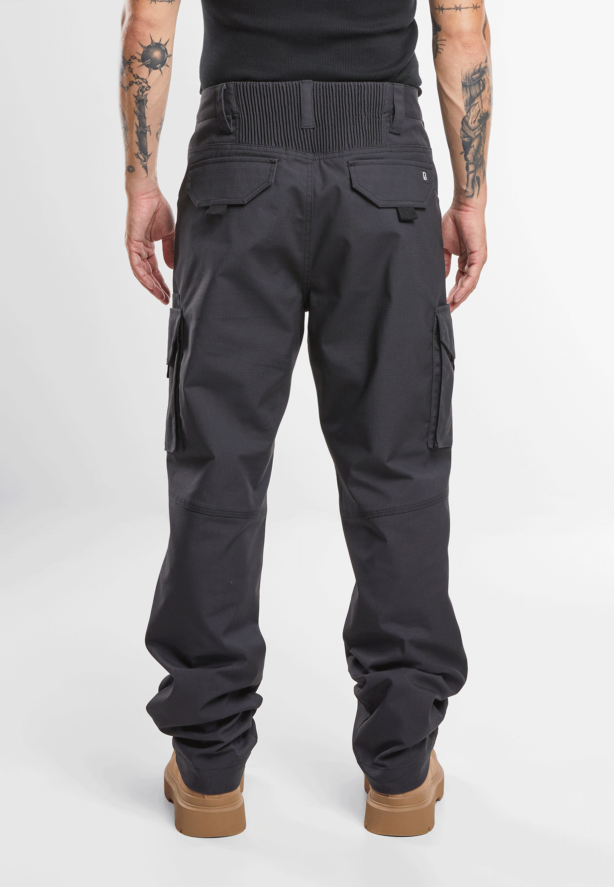 Pantaloni Tactical Ripstop Negru Brandit - Rezistenta pentru Teren