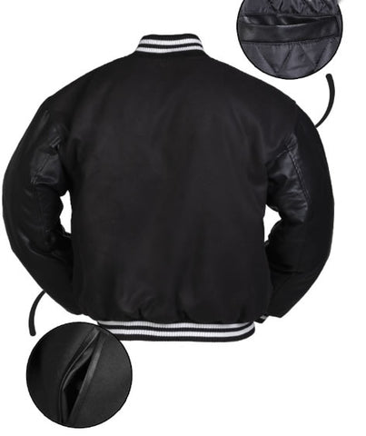 Jachetă Baseball NY Black cu Patch
