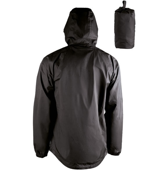 Jacheta de Ploaie Compactă și Ușoară Pentru Outdoor-Black