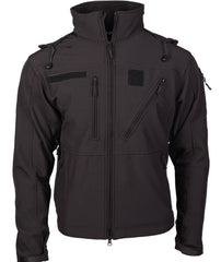 Jachetă Softshell Neagră SCU 14