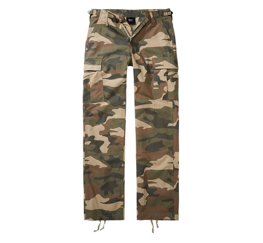 Pantaloni Ripstop BDU Light Woodland Dama Brandit - Confort Tactic Zilnic