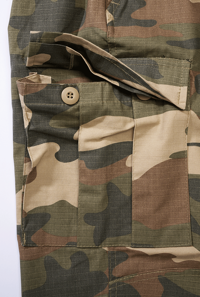 Pantaloni Ripstop BDU Light Woodland Dama Brandit - Confort Tactic Zilnic