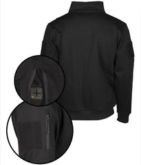 Bluză Tactică Neagră cu Fermuar – Versatilitate și Funcționalitate Urbană