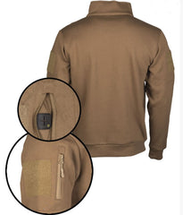 Bluză Tactică Dark Coyote cu Fermuar – Performanță și Confort în Orice Mediu