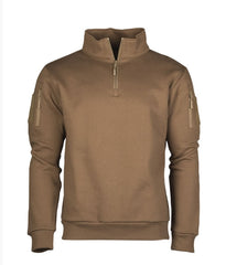 Bluză Tactică Dark Coyote cu Fermuar – Performanță și Confort în Orice Mediu