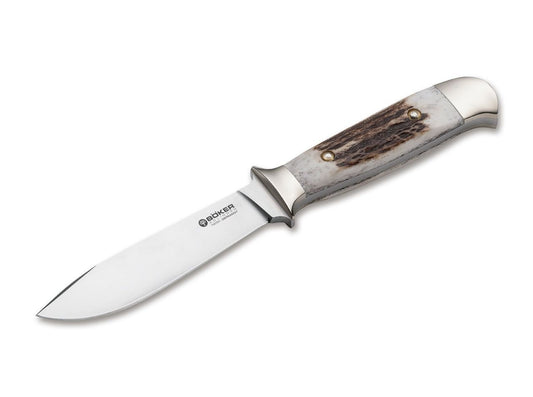 Cuțit Böker Försternicker Hirschhorn – Tradiție Germană, Putere și Eleganță Naturală