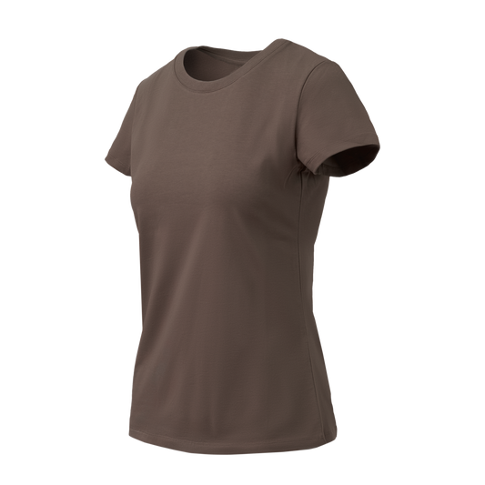 Tricou Damă Helikon-Tex Slim Organic Earth Brown din Bumbac