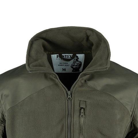 Jacheta  MA-1 Fleece Bomber Oliv