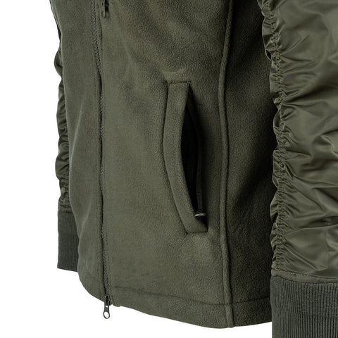 Jacheta  MA-1 Fleece Bomber Oliv