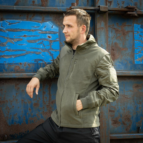 Jacheta  MA-1 Fleece Bomber Oliv