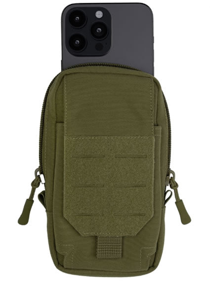 Borsetă Tactică MOLLE Fieldcom Pouch Oliv – Organizare Inteligentă pentru EDC și Outdoor