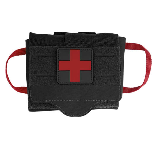 Borsetă Medicală IFAK Quick Draw Pack Schwarz – Acces Rapid și Organizare Tactică pentru Prim Ajutor