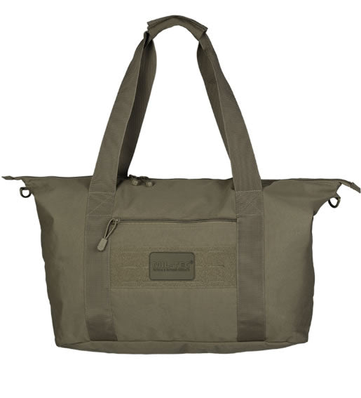 Geantă Tactică Weekender MIL-TEC Oliv – Geantă Travel și Outdoor Multifuncțională