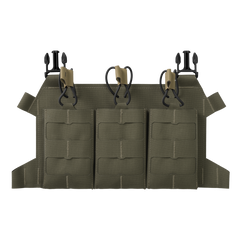 Panel frontal Helikon-Tex Skeletonized Triple 223 MOLLE Ranger Green
