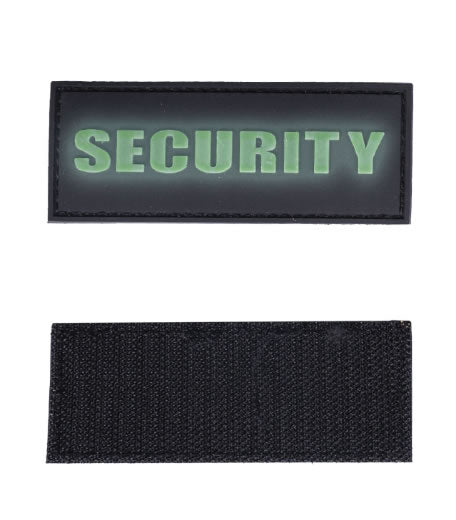 Patch 3D „SECURITY” PVC Fluorescent cu Velcro