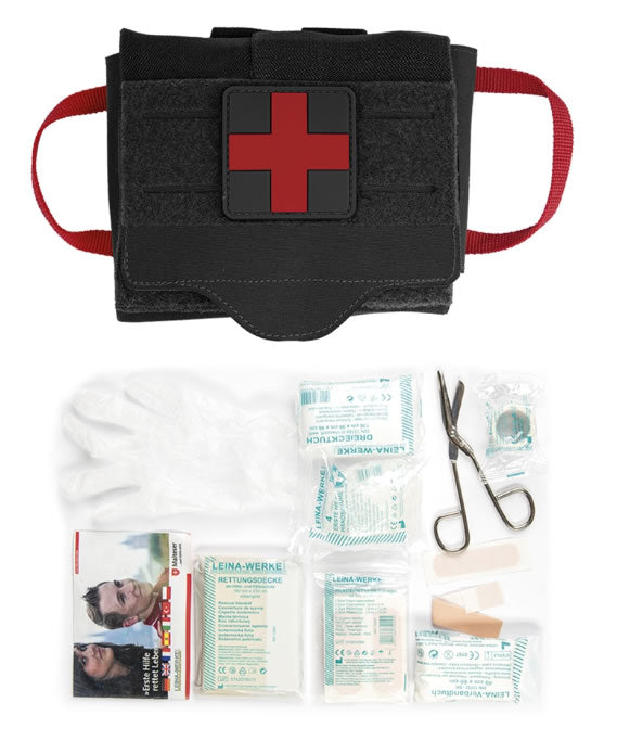 Trusă Medicală IFAK Quick Draw Pack 25 Piese Schwarz – Kit Tactic Complet pentru Prim Ajutor