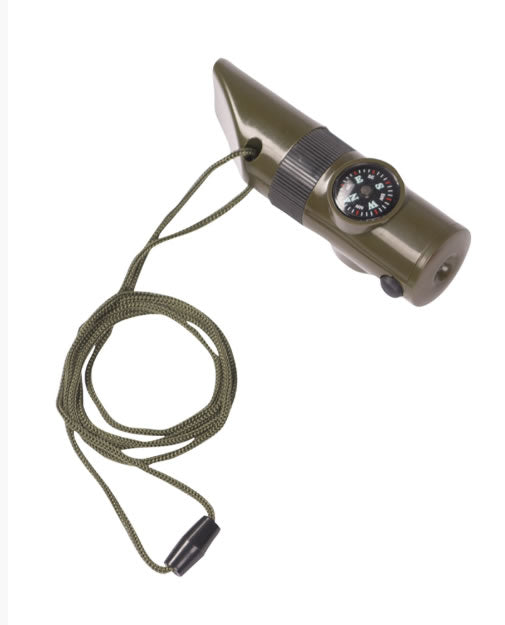 Fluier Multifuncțional 6în1 – Oliv