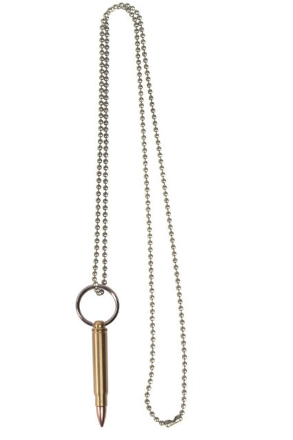 Lănțișor cu Muniție Mare – Model Realist, 60 cm