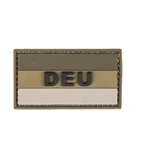Patch 3D „DEU” Bundeswehr PVC cu Velcro