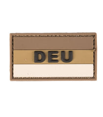 Patch 3D „DEU” Bundeswehr PVC cu Velcro - 5,5 x 3 cm