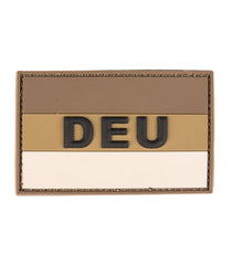 Patch 3D „DEU” Bundeswehr PVC cu Velcro 8 x 5 cm