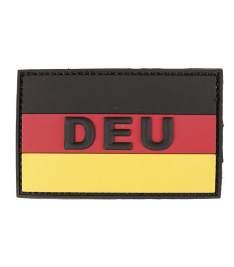 Patch 3D „DEU” Bundeswehr PVC cu Velcro - Multicolor 8 x 5 cm